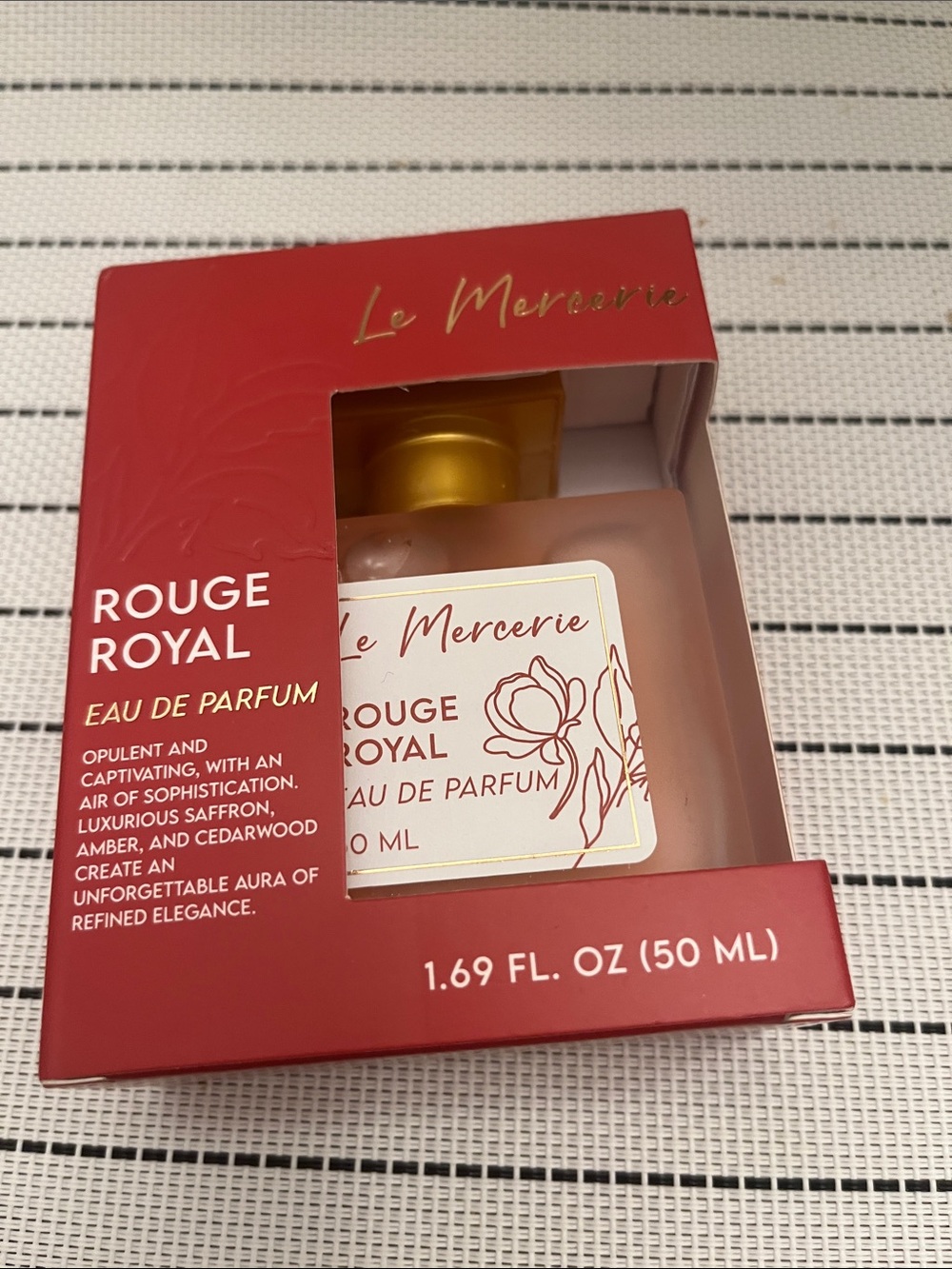 Le Mercerie Rouge Royal Eau de Parfum - Red & Gold Packaging